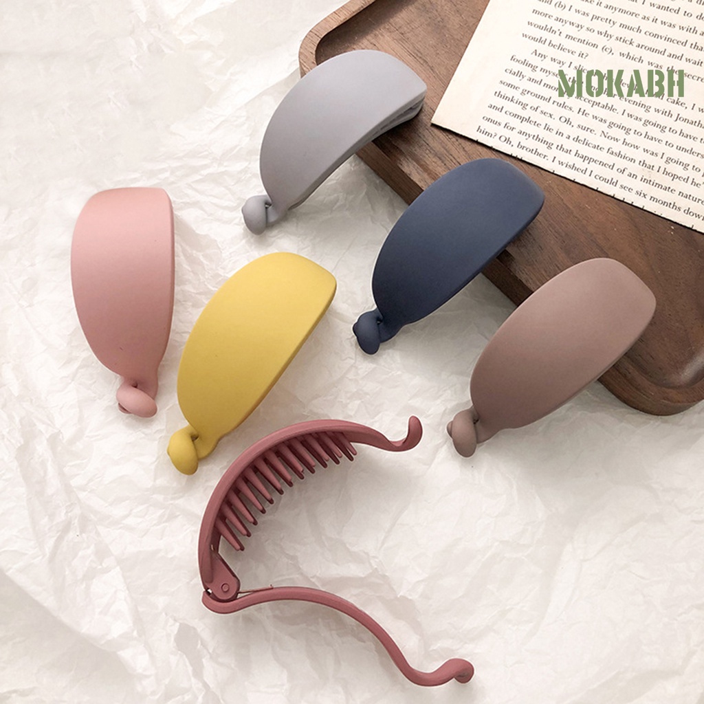 Kẹp Tóc Hình Quả Chuối Màu Sắc Ngọt Ngào Phong Cách Hàn Quốc