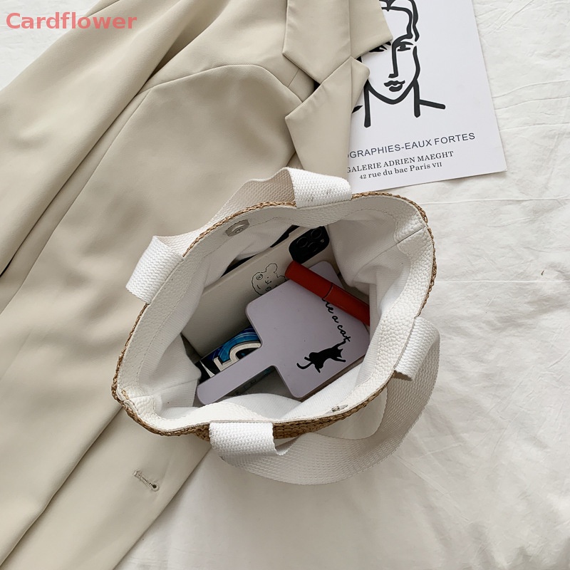 Túi Xách Đan Rơm Thời Trang Đi Biển Mới Cho Nữ