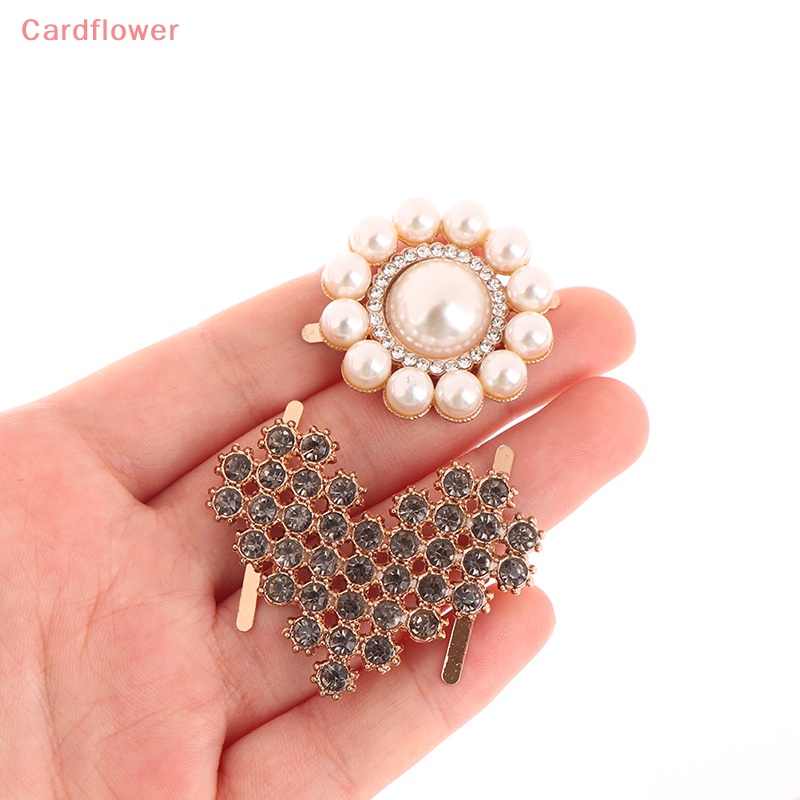 1 Cặp Kẹp Giày Cao Gót Đính Đá Trang Trí Mới Cho Cô Dâu