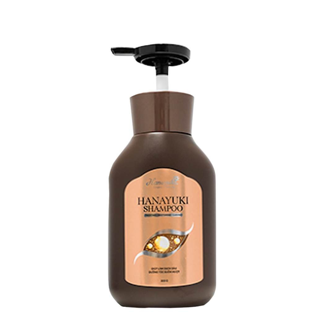 Dầu gội Hana yuki thảo dược nuôi dưỡng tóc chắc khỏe mềm mượt nhanh dài Shampoo 300g