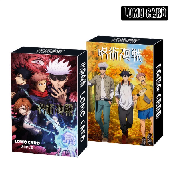 Bộ 30 thẻ ảnh anime manga Jujutsu Kaisen