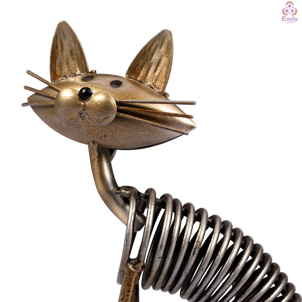 Bộ 20 Phụ Kiện Trang Trí Nhà Cửa Hình Mèo Bằng Sắt