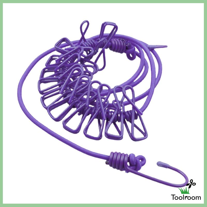 Dây Phơi Quần Áo Co Giãn Tiện Dụng Cho Sân Vườn / Du Lịch