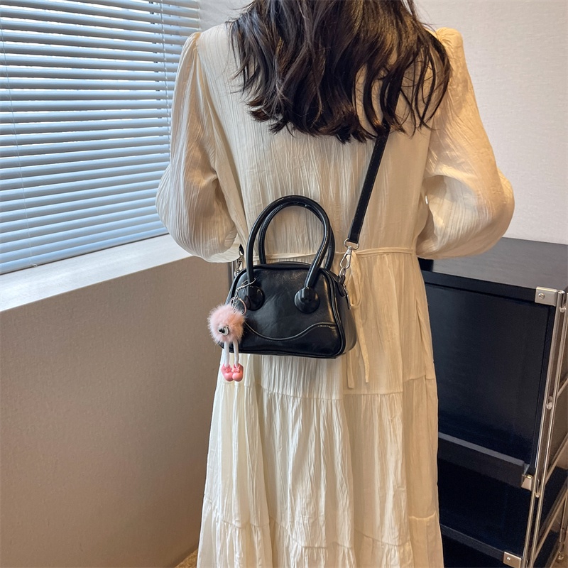 Túi Xách Da PU Đeo Chéo Màu Trơn Thời Trang Chất Lượng Cao Cho Nữ