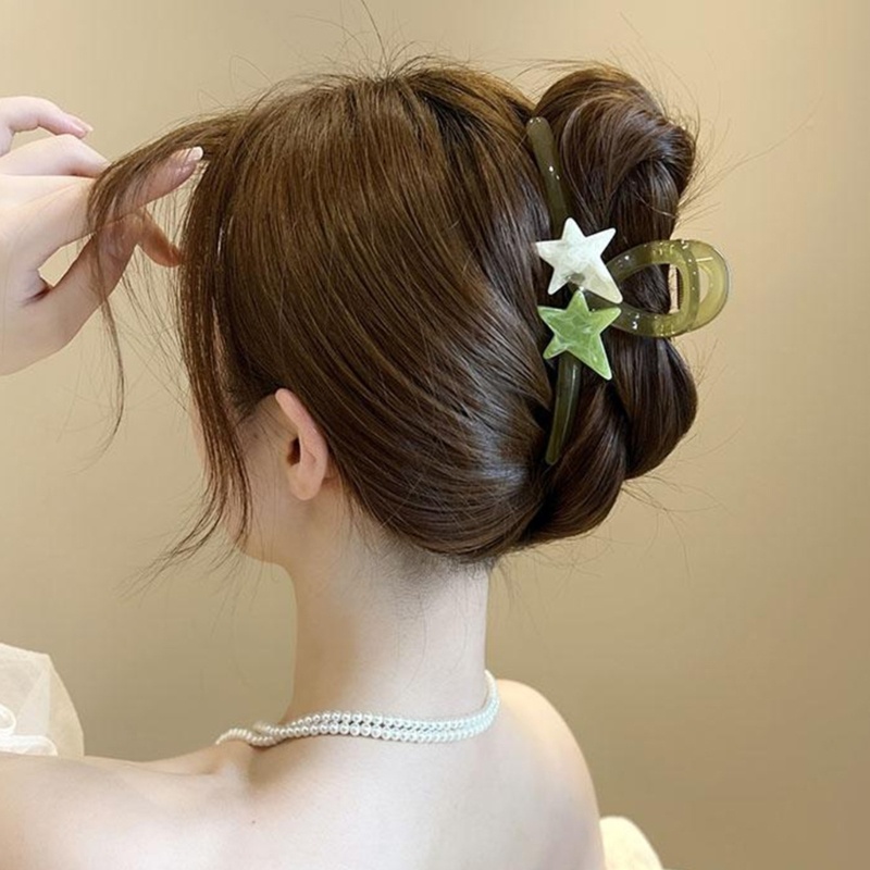 Kẹp Tóc Hình Ngôi Sao Nhiều Màu Sắc Ngọt Ngào Dễ Thương Phong Cách Hàn Quốc