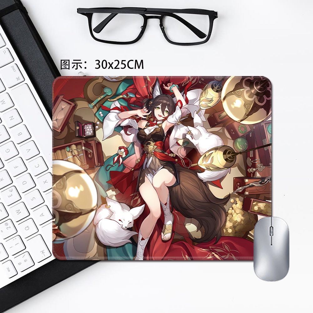 Honkai: Star Rail Small size Mouse pad Blade diy Kafka table mat Jing Yuan ACGN Herta game March 7th Computer keyboard pad Dan Heng anime Fu Xuan animation Bailu Bronya Seele