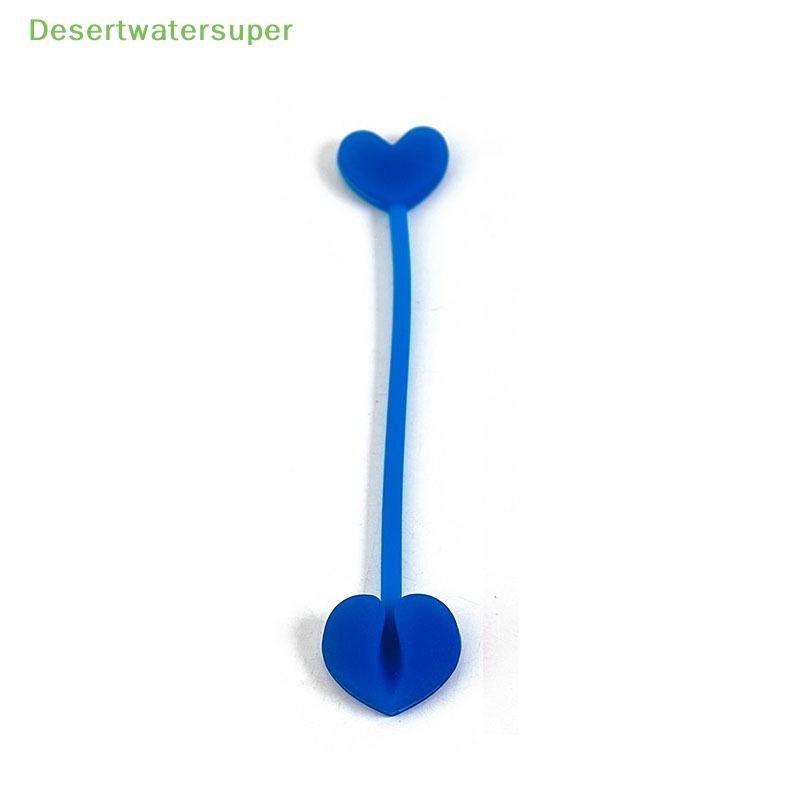 Bộ 4 Kẹp Niêm Phong Túi Thực Phẩm Bằng Silicon Mềm Hình Trái Tim