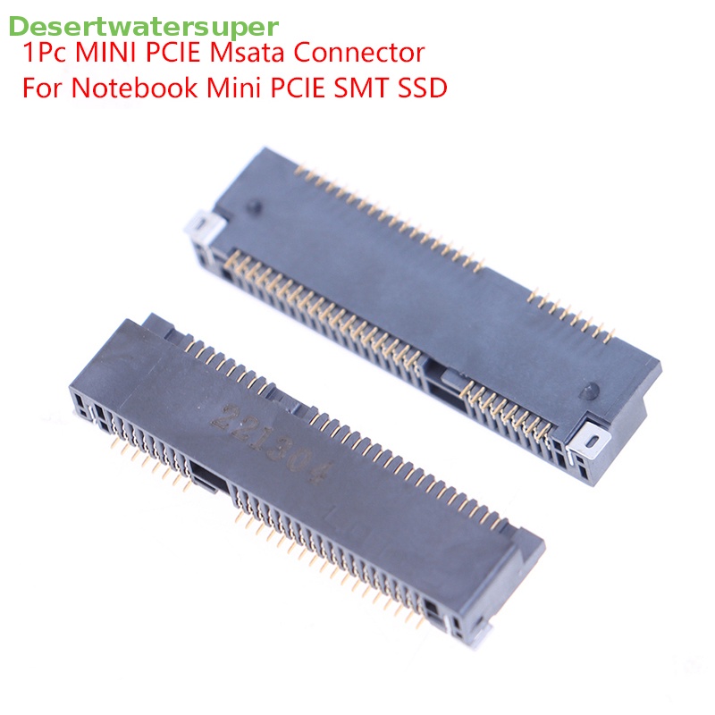 1 Bộ Nối PCI-E MINI PCIE Msata Cao 4.0MM Kèm Khe Cắm Thẻ 52P