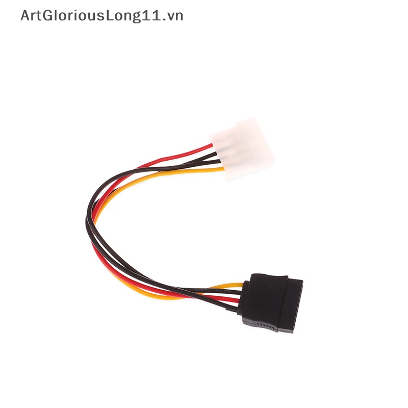 Dây Cáp Nối Dài Chuyển Đổi Giao Diện HDD 4 Pin Sang 15 Pin SATA Chuyên Dụng