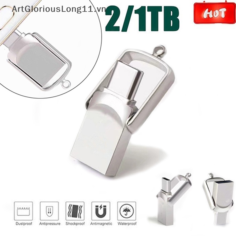 Usb Loại C 1 / 2TB Bằng Kim Loại Tiện Dụng Chất Lượng Cao