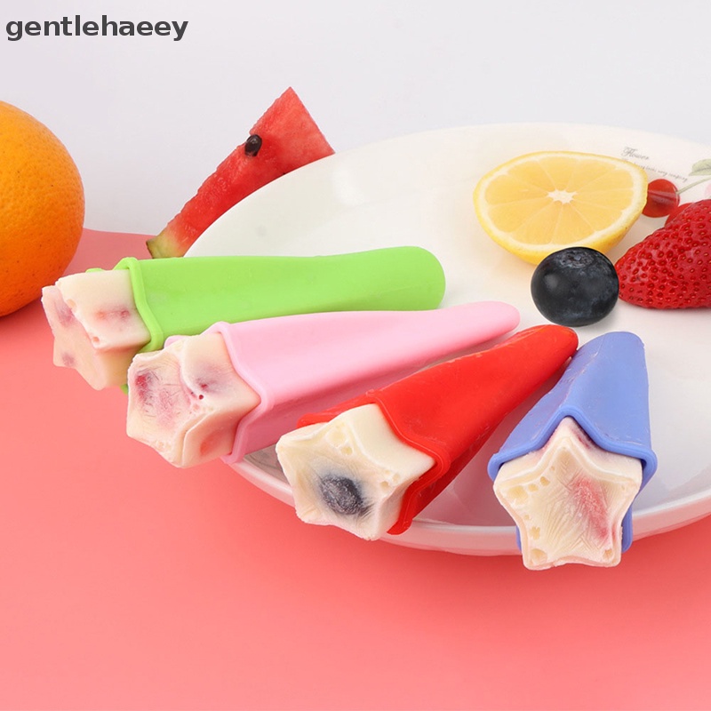 1 Khuôn Silicone Làm Kem Que An Toàn Tiện Dụng