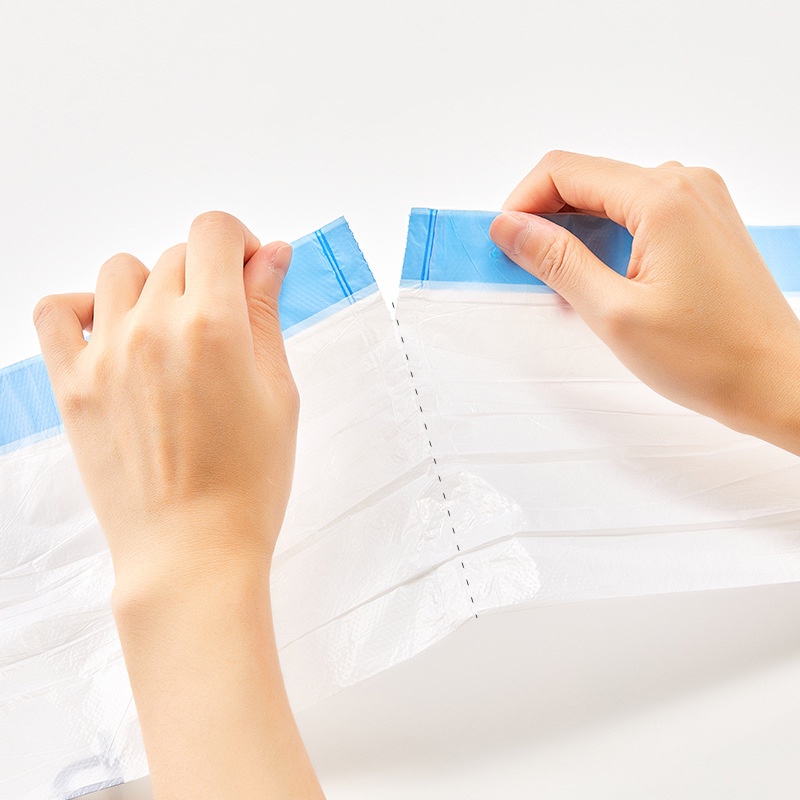 Cuộn 20 túi -Túi vệ sinh chó mèo túi đựng phân chó mèo có dây rút tiện lợi