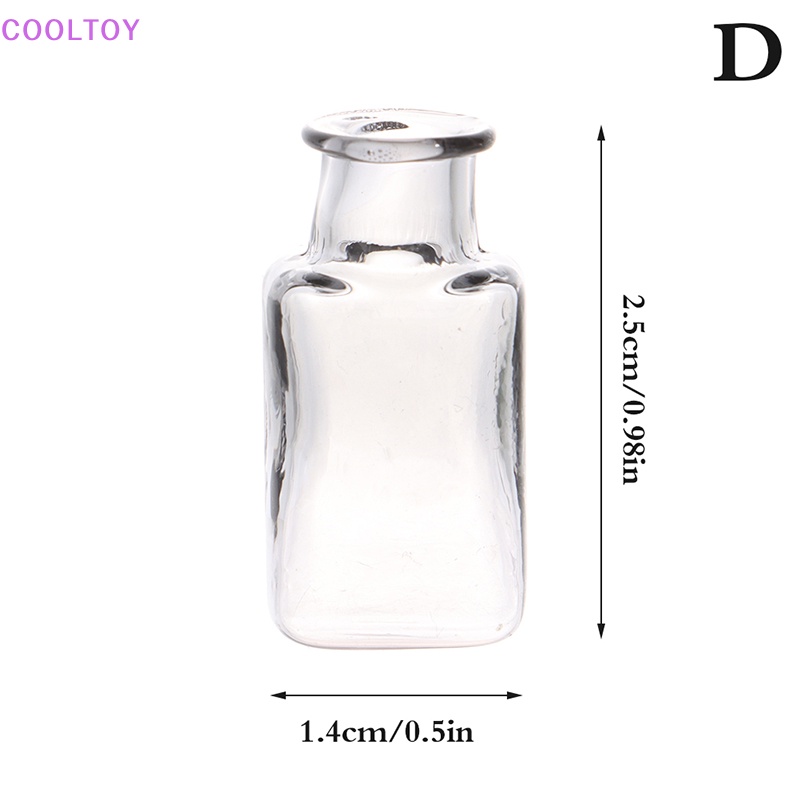 1 Bình Hoa Thủy Tinh Màu Xám Thu Nhỏ 1: 12 Trang Trí Nhà Búp Bê / Tiểu Cảnh