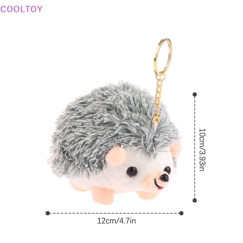 Đồ chơi nhồi bông Hình Nhím Nhiều Màu 12CM Mềm Mại Trang Trí Ba Lô / Móc Khóa Đa Ứng Dụng