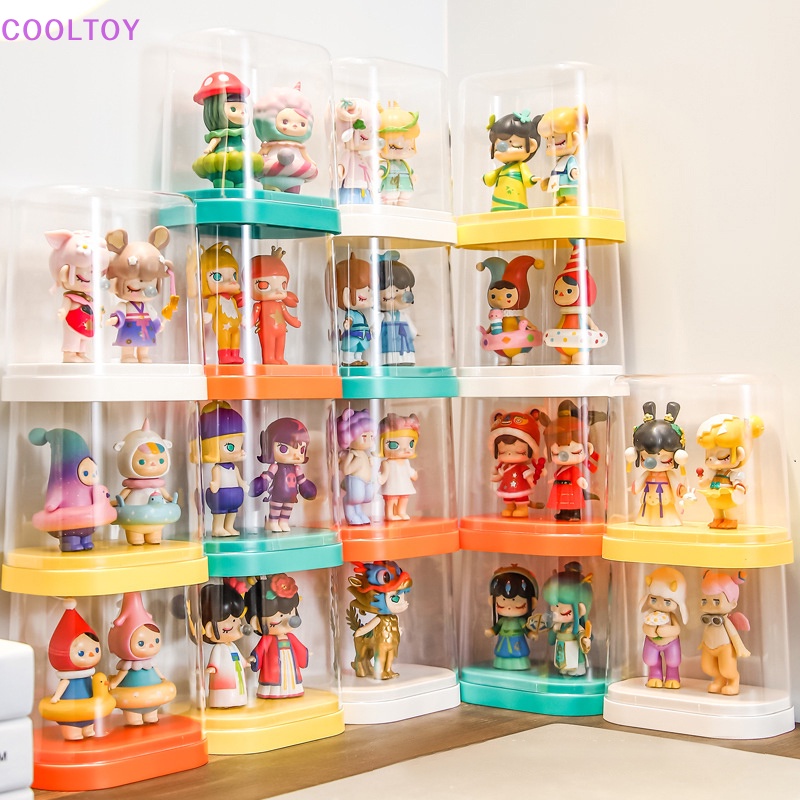 Cooltoy 1 Hộp Trưng Bày Mô Hình Búp Bê Trong Suốt Chống Bụi