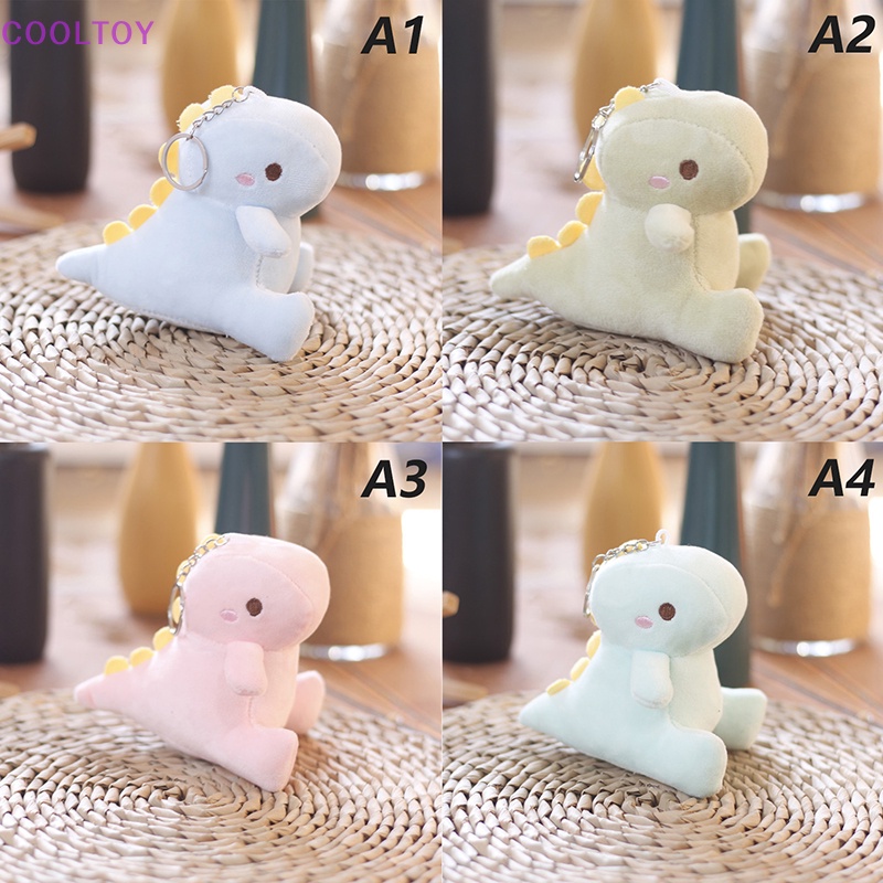 1 Móc Khóa Khủng Long Nhồi Bông Dễ Thương 12cm