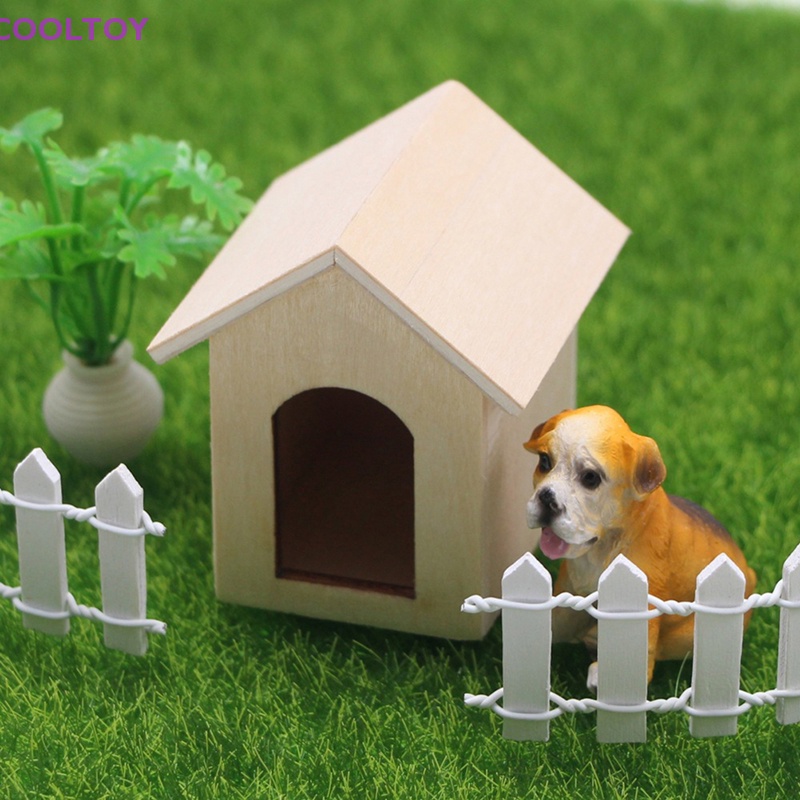 Cooltoy Đồ Chơi Mô Hình Nhà Búp Bê Kennel Mini Hình Chú Chó Trưng Bày Trang Trí Làm Quà Tặng