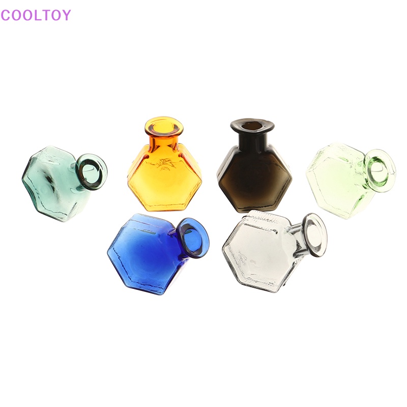 1 Bình Hoa Thủy Tinh Mini Tỉ Lệ 1: 12 Trang Trí Nhà Búp Bê