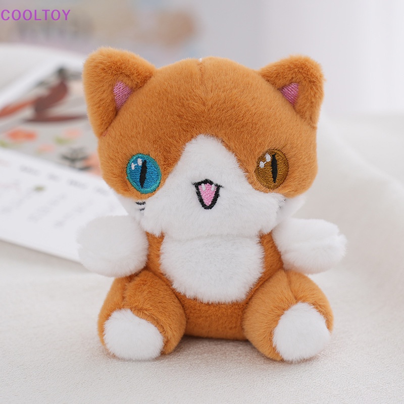 1 Móc Khóa Hình Chú Mèo Nhồi Bông Mềm Mại Kích Thước 12cm