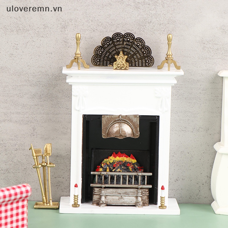 1 Bộ Vỏ Bọc Quạt Thổi Lửa Cho Nhà Búp Bê Tỉ Lệ 1: 12