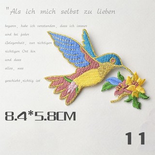 Sticker Ủi Thêu Hình Chim