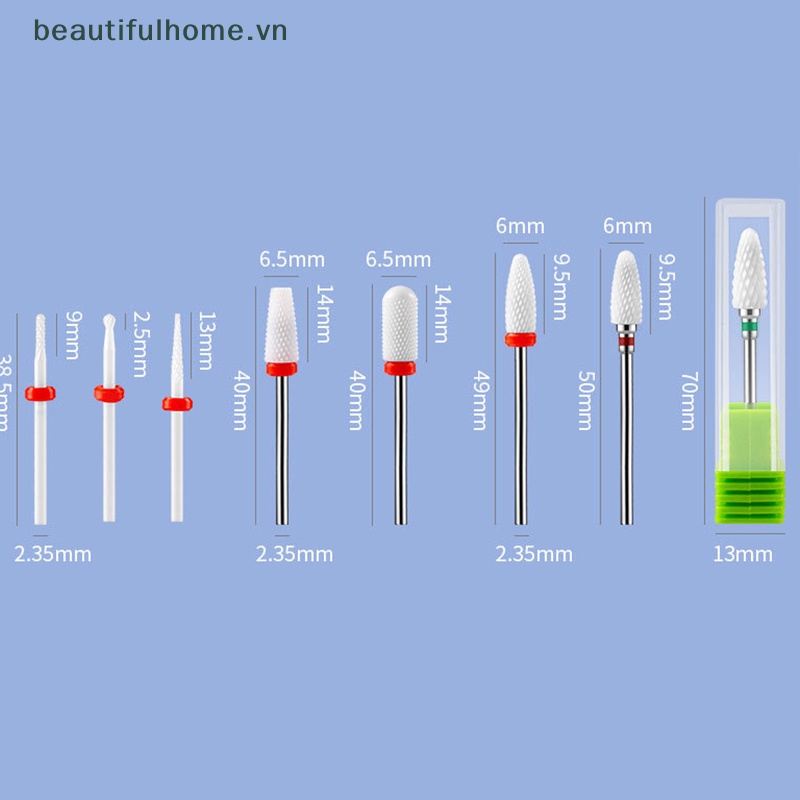 1 Đầu Dũa Móng Tay Bằng Sứ Vonfram Chuyên Dụng Cho Máy Mài Điện