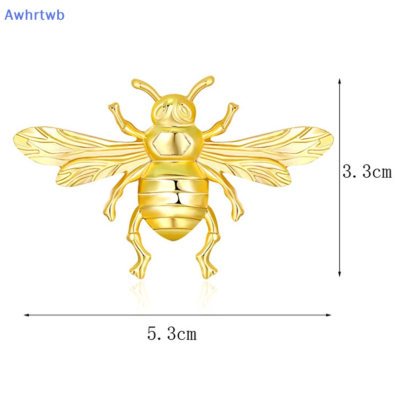 Trâm Cài Áo Hình Con Ong Bằng Hợp Kim Phong Cách Retro Dành Cho Nữ Mới