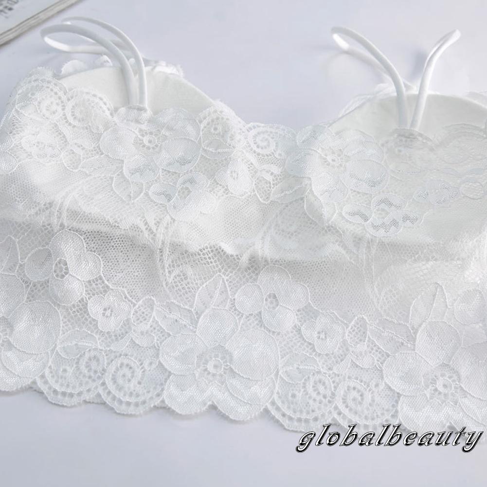 Áo Bra Hai Dây Phối Ren Màu Sắc Thời Trang Gợi Cảm Cho Nữ