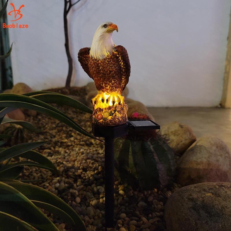 Baoblaze Đèn Trang Trí Ngoài Trời Hình Tượng Động Vật