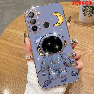 ốp lưng POP 5 LTE Ốp Điện Thoại Silicon Mềm Mạ Điện Chống Sốc Bảo Vệ Cho Tecno POP 5 LTE DDYZJ04 viền vuông cute