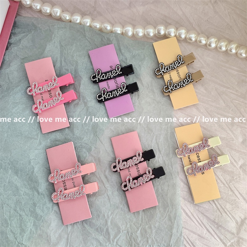 Set 2 Kẹp Tóc Mỏ Vịt Bằng Hợp Kim Cho Nữ