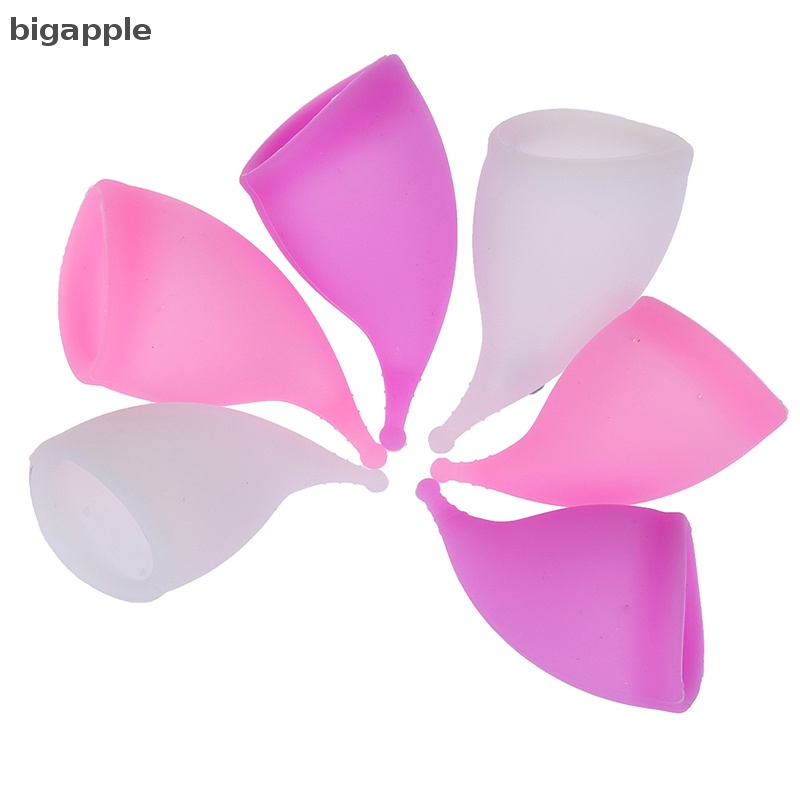 Cốc Nguyệt San Bằng Silicon Mềm Kích Thước Lớn Có Thể Tái Sử Dụng RDG