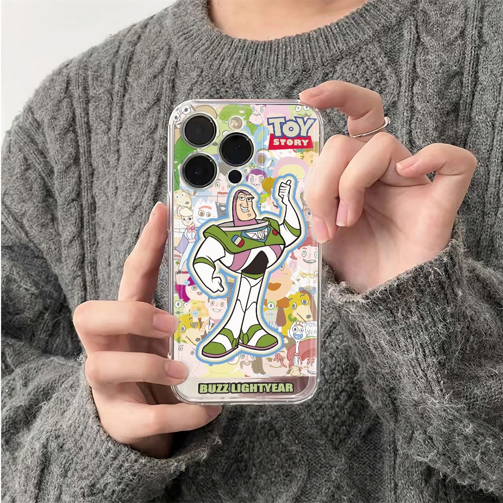 ✅Ốp Điện Thoại Họa Tiết Buzz Lightyear Cho Apple 14pro iPhone12781113Ốp Điện Thoại Mềm Chống Sốc 6In 6HRO Chất Lượng Cao