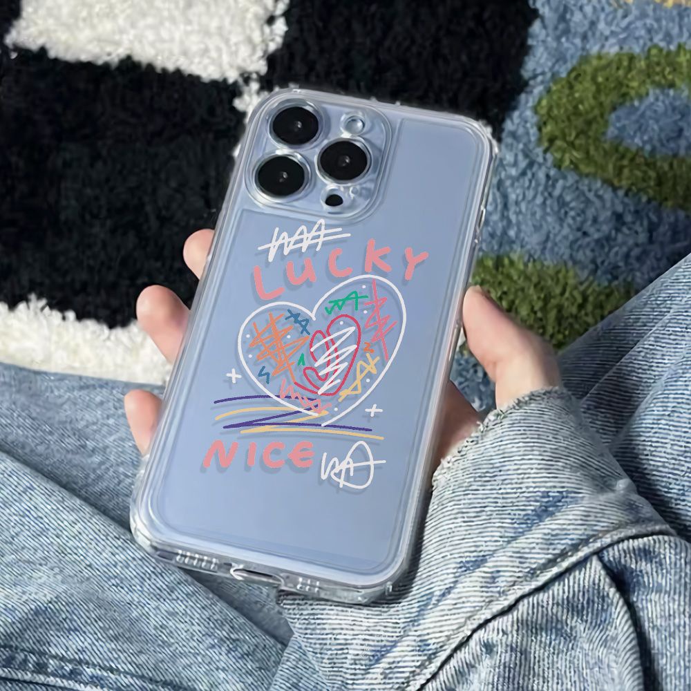 ✅Ốp Điện Thoại Mềm Chống Sốc Họa Tiết Graffiti 13 Kiểu Đơn Giản Cho Iphone 116 12 78 14pro 25VS