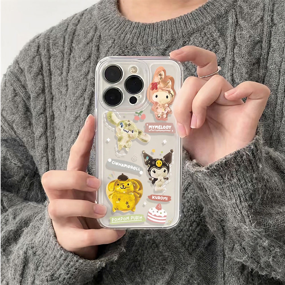 ✅Ốp Điện Thoại Chống Sốc Họa Tiết Chú Chó Cinnamon Cho Iphone 14pro 6In13 11iPhone12 max Milo 78