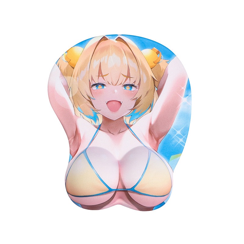 Miếng Lót Chuột Silicone Mềm Hình Yuanshen Game 3d
