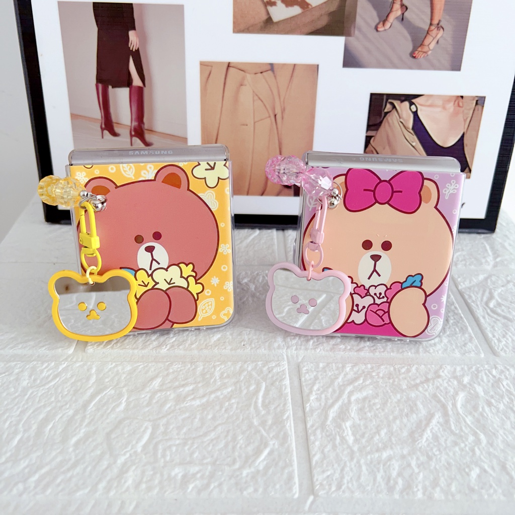 Ốp Điện Thoại PC Họa Tiết Hoạt Hình Anime Dễ Thương Cho Samsung Galaxy Z Flip 4 Z Flip 3 Samsung Z Flip4 Z Flip3
