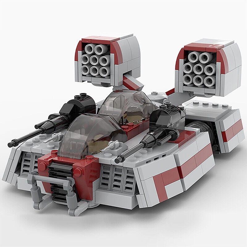 Mô Hình Xe Tăng Tốc Độ MOC-59836 AAC1 Với 2 Giá Đỡ Từ Star Wars 590 Phần 100% Tương Thích Với LEGO
