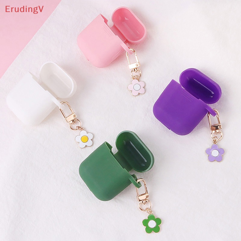 1 Móc Khóa Kim Loại Hình Bông Hoa Nhỏ Nhiều Màu Dễ Thương