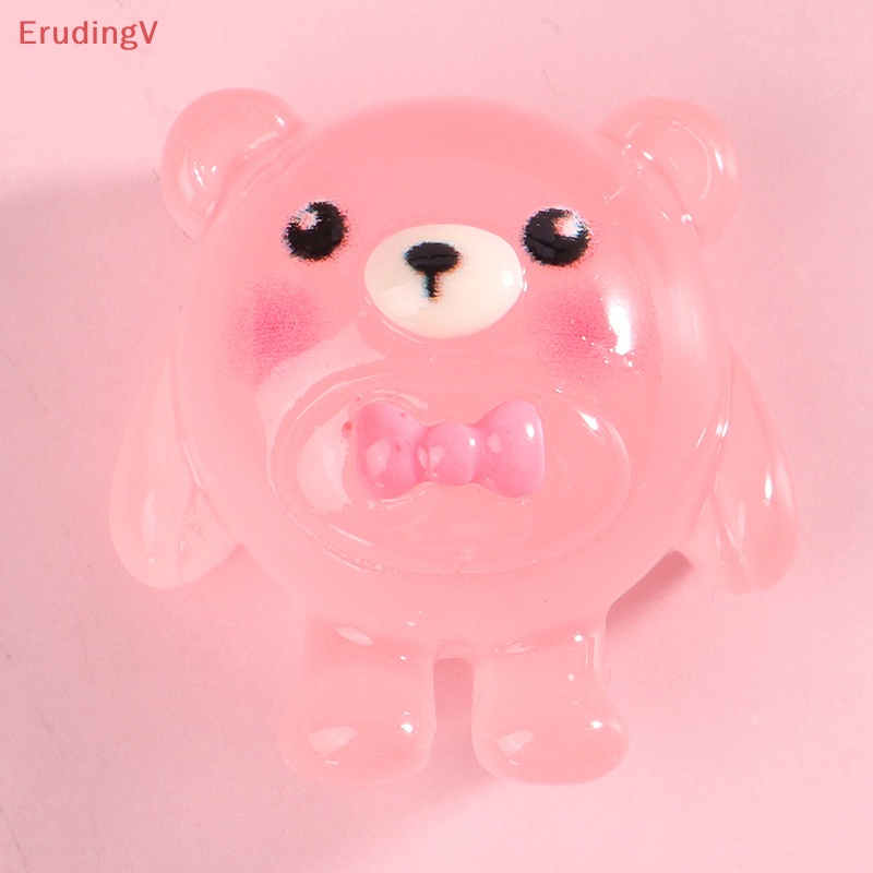 [ErudingV] Bộ 10 Tượng Gấu Phát Quang Bằng Nhựa Resin Trang Trí Thu Nhỏ [Mới]