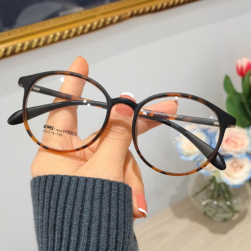 Kính Đọc Sách Gọng Tròn Chống Ánh Sáng Xanh Thời Trang Cao Cấp