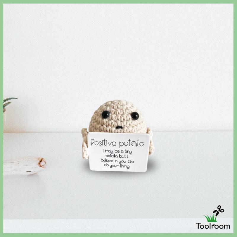 Búp Bê Đan Len Hình Khoai Tây Chiên Dễ Thương Vui Nhộn Để Bàn / Xe Hơi / Văn Phòng