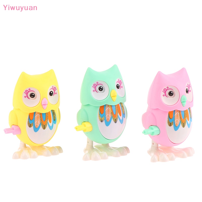 < Yiwuyuan > Đồ Chơi Lên Dây Cót Hình Chim Cú Hoạt Họa Đáng Yêu Cho Bé