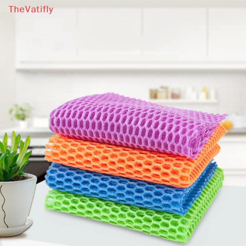 [TheVatifly] Khăn Lưới Rửa Bát Đĩa Sáng Tạo Khô Nhanh