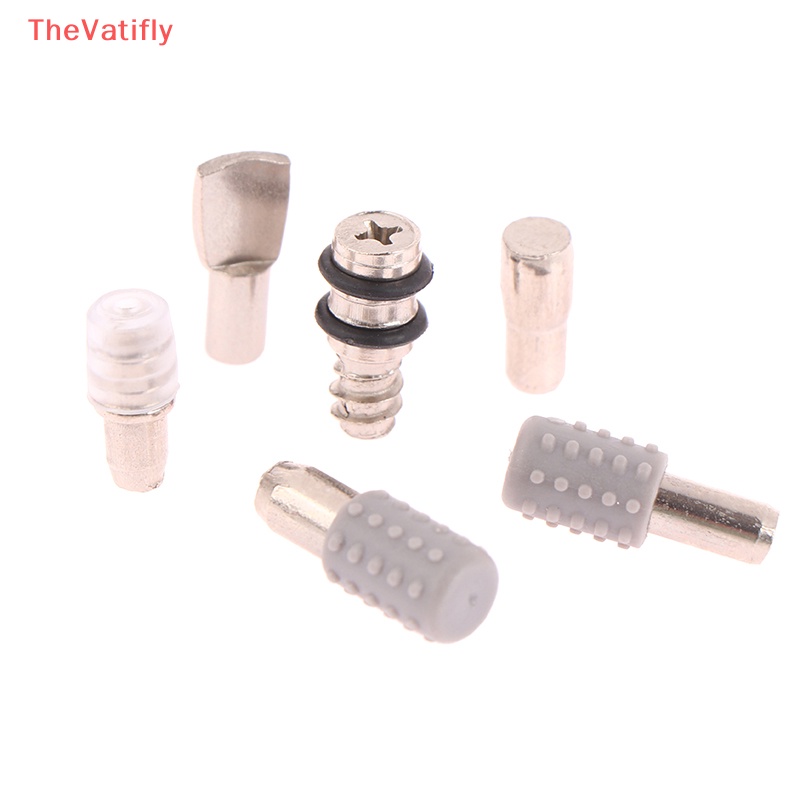 [Thevalifly] Set 10 Chốt Kim Loại Cố Định Tấm Kính Kệ Tủ Đồ Nội Thất
