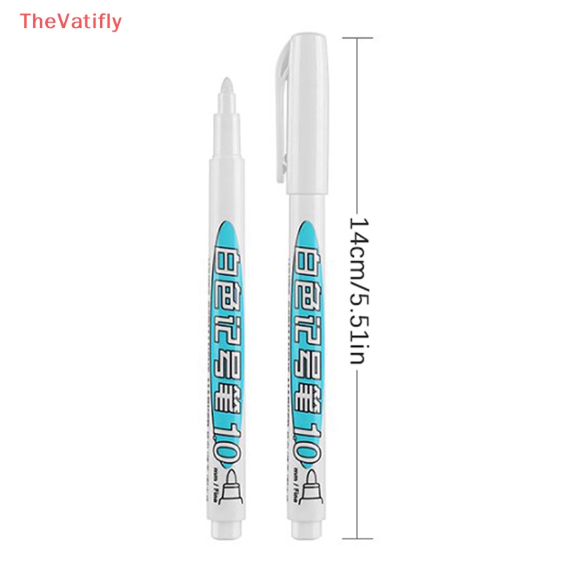 Set 1 / 3 Bút Lông Màu Trắng Ngòi 1mm Chống Thấm Nước