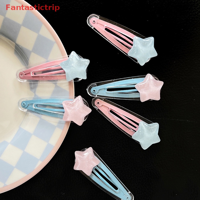 Kẹp Tóc Hình Ngôi Sao Màu Kẹo Ngọt Ngào Cho Nữ