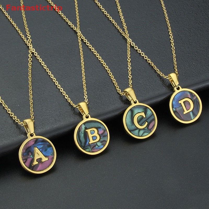 Vòng cổ Mặt 26 Chữ Cái Bằng Thép Không Gỉ Thời Trang Dành Cho Nữ