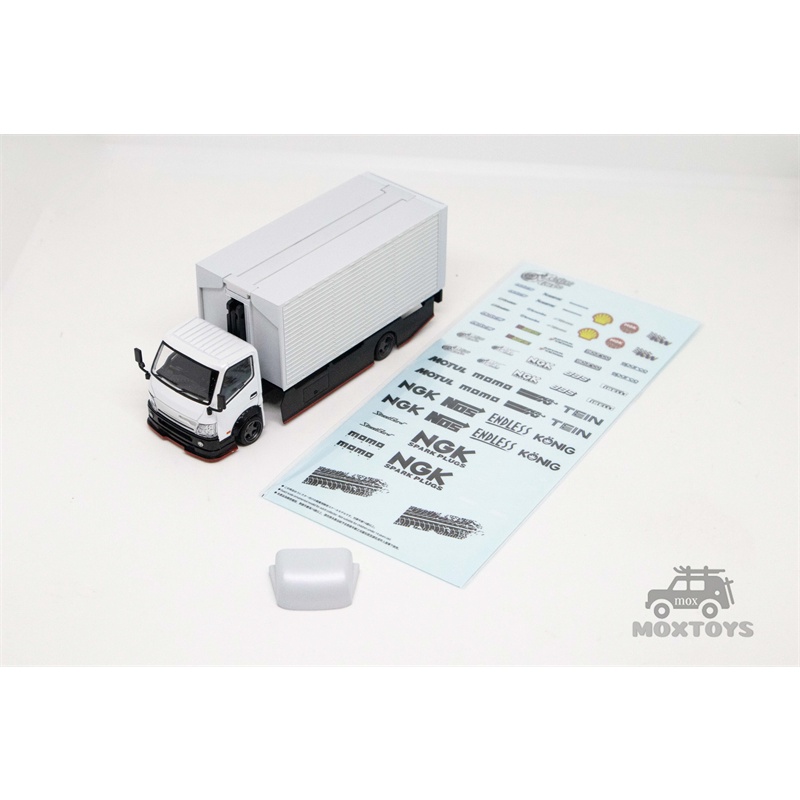 Mô Hình Xe container H300 Trcuk-Trắng Tỷ Lệ 1: 64 Phiên Bản Giới Hạn999