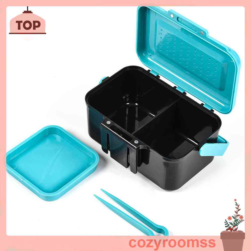 Hộp Đựng Mồi Câu Cá Bằng Nhựa ABS Thoáng Khí